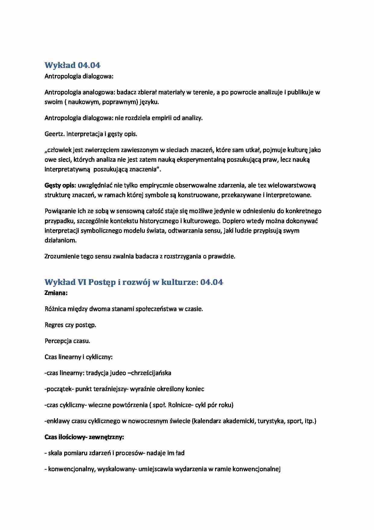 Antropologia dialogowa i analogowa  - strona 1