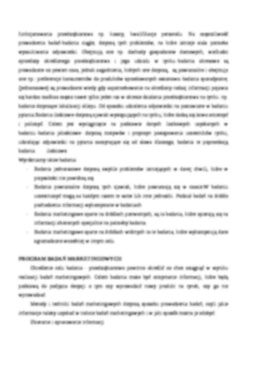 Badania marketingowe - informacja - strona 3
