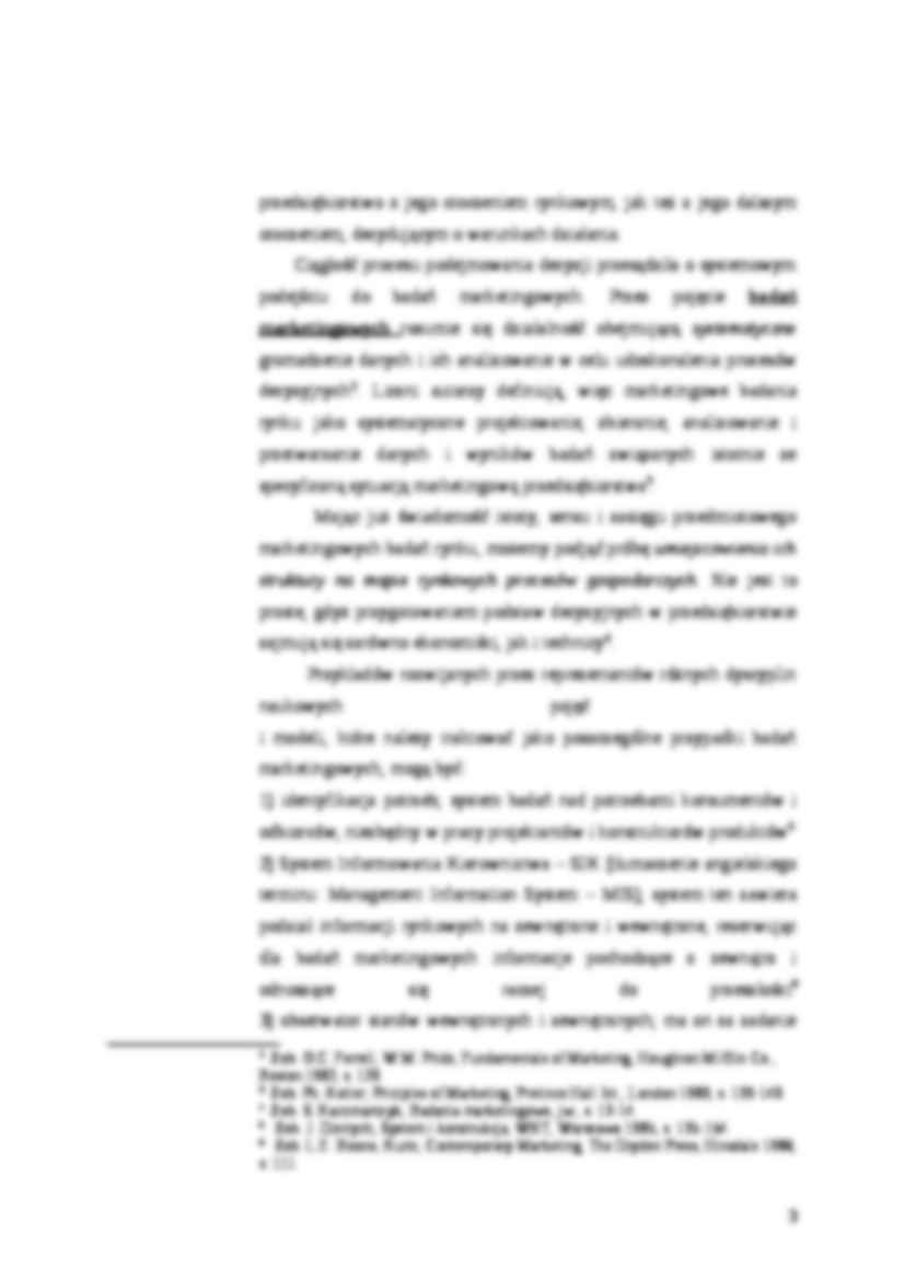 Badania marketingowe - zakres, typy badań - strona 3
