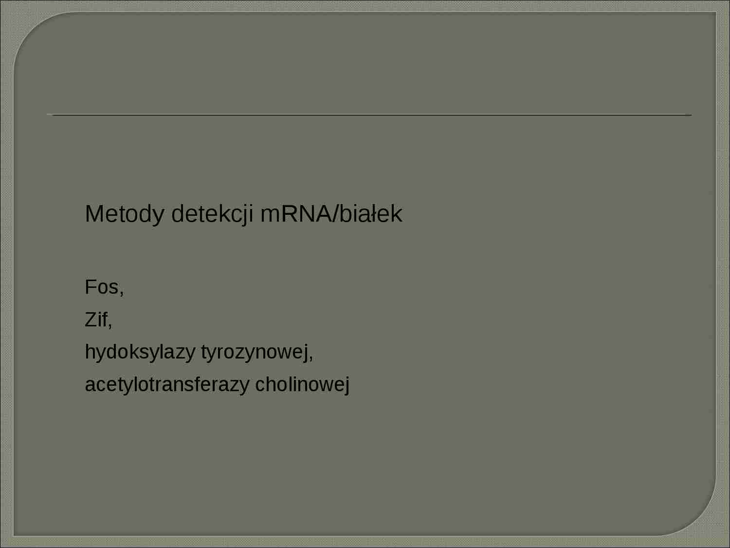 Metody immunohistochemiczne - prezentacja - strona 1