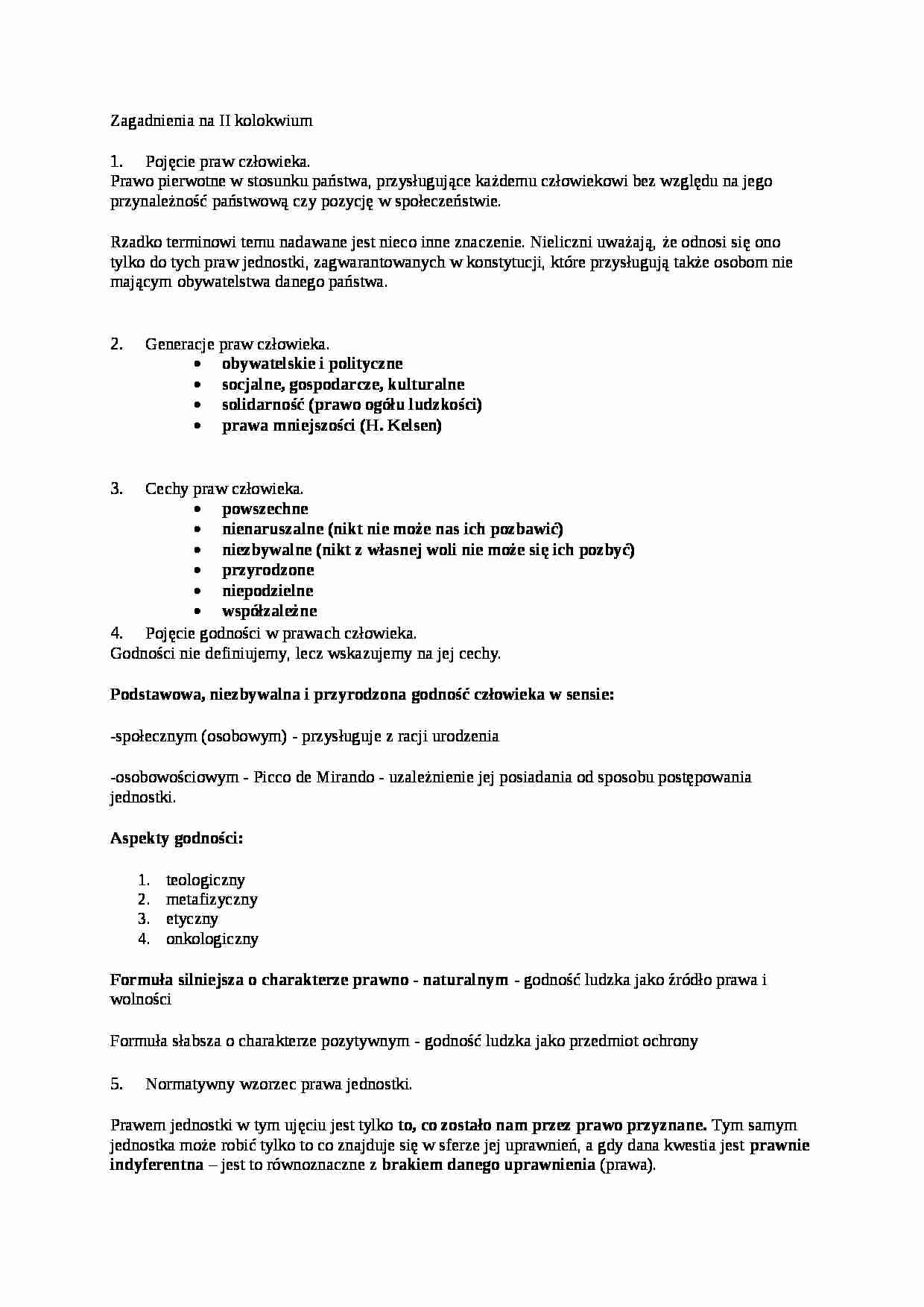 Pytania na kolokwium-prawo konstytcyjne - strona 1