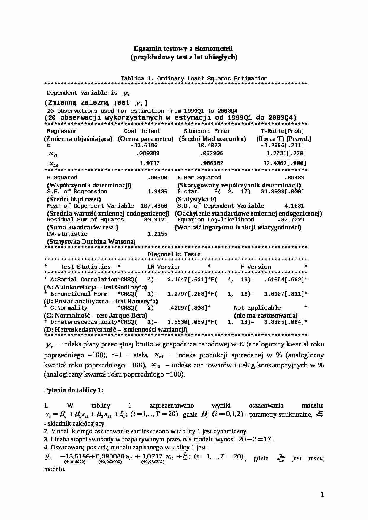 Test przykladowe pytania - strona 1