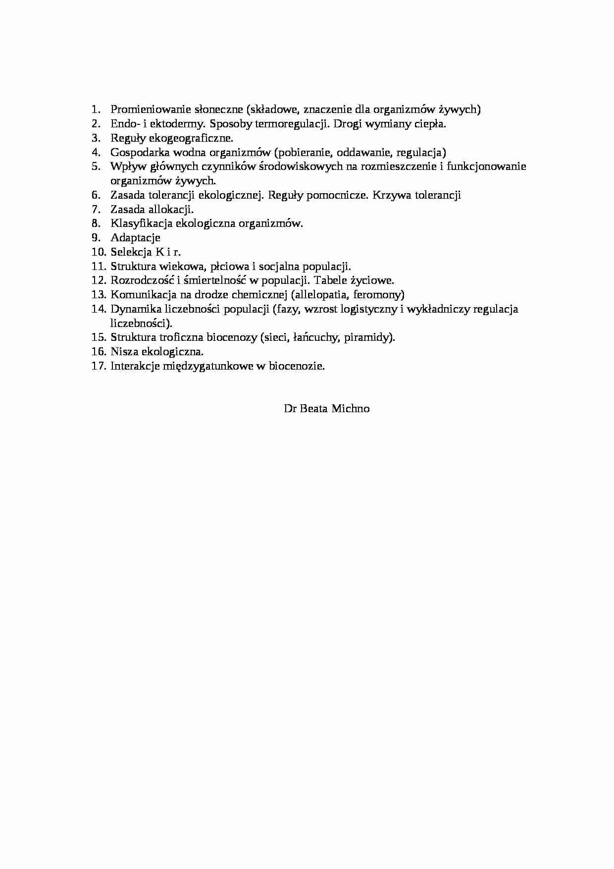 Zagadnienia-ekologia - strona 1