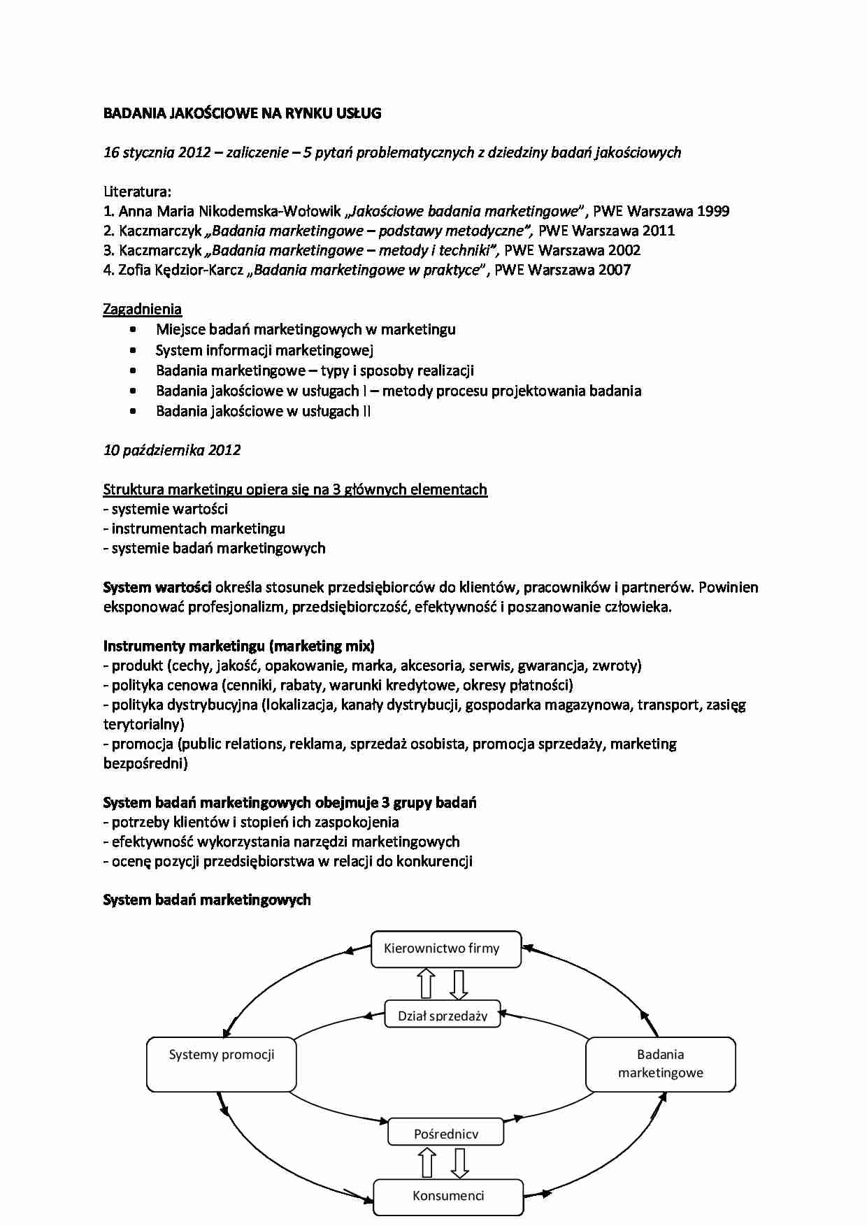 SIM-badania jakościowe na rynku usług - strona 1
