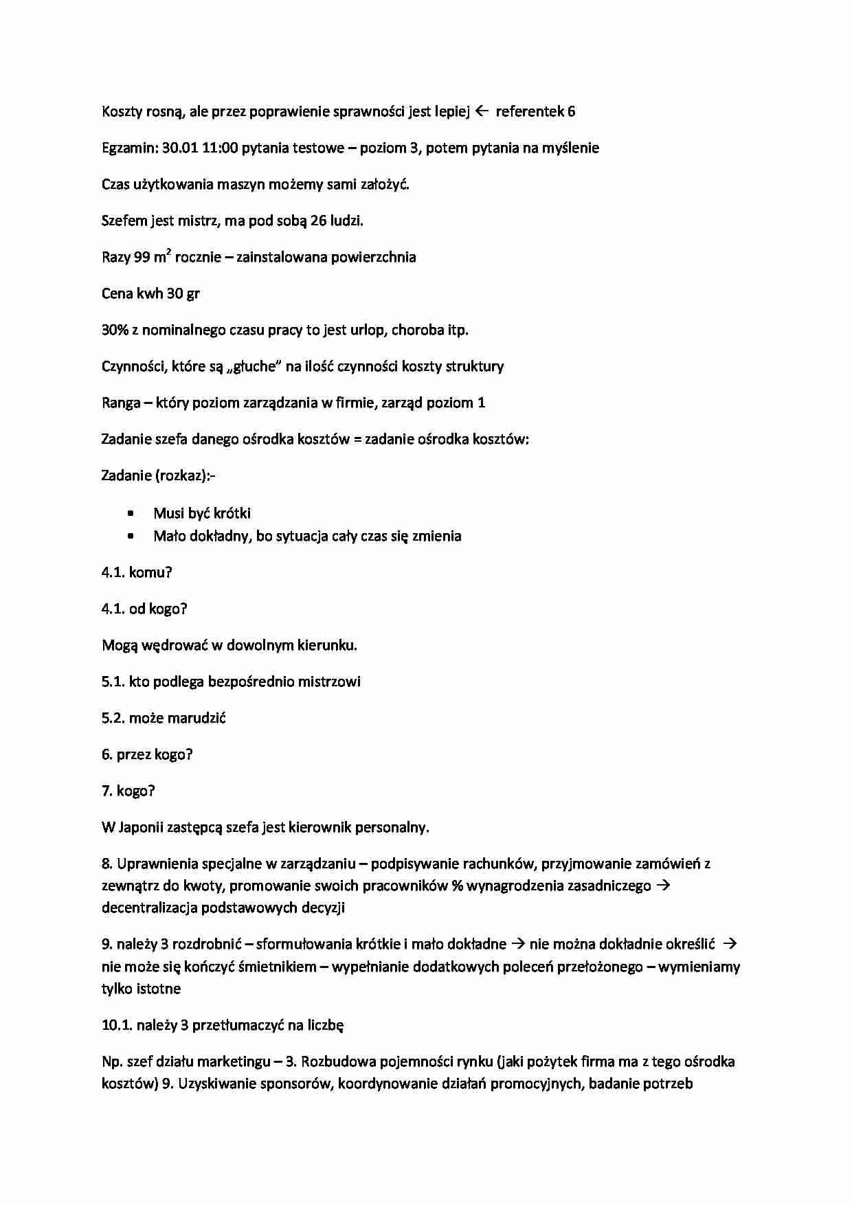 Rosnące koszty - strona 1