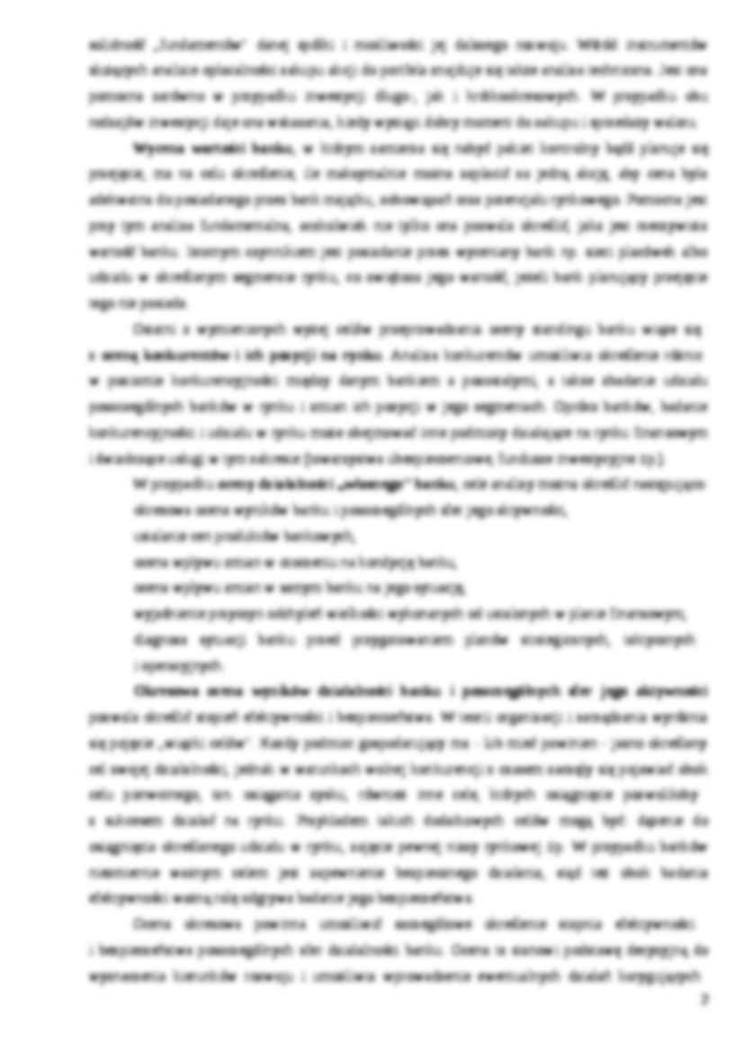 Analiza finansowa banków komercyjnych - Analiza techniczna - strona 2
