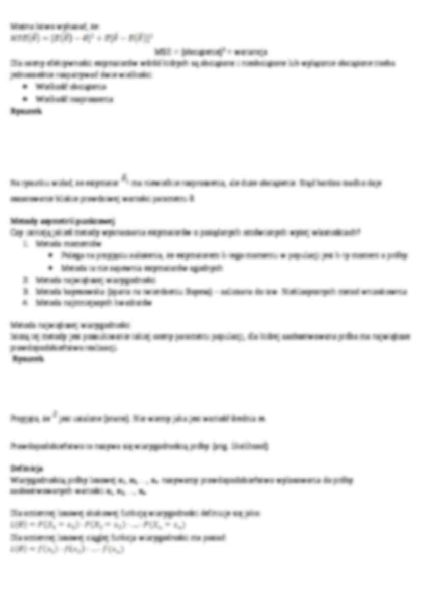 Własności asymptotyczne estymatorów - strona 2