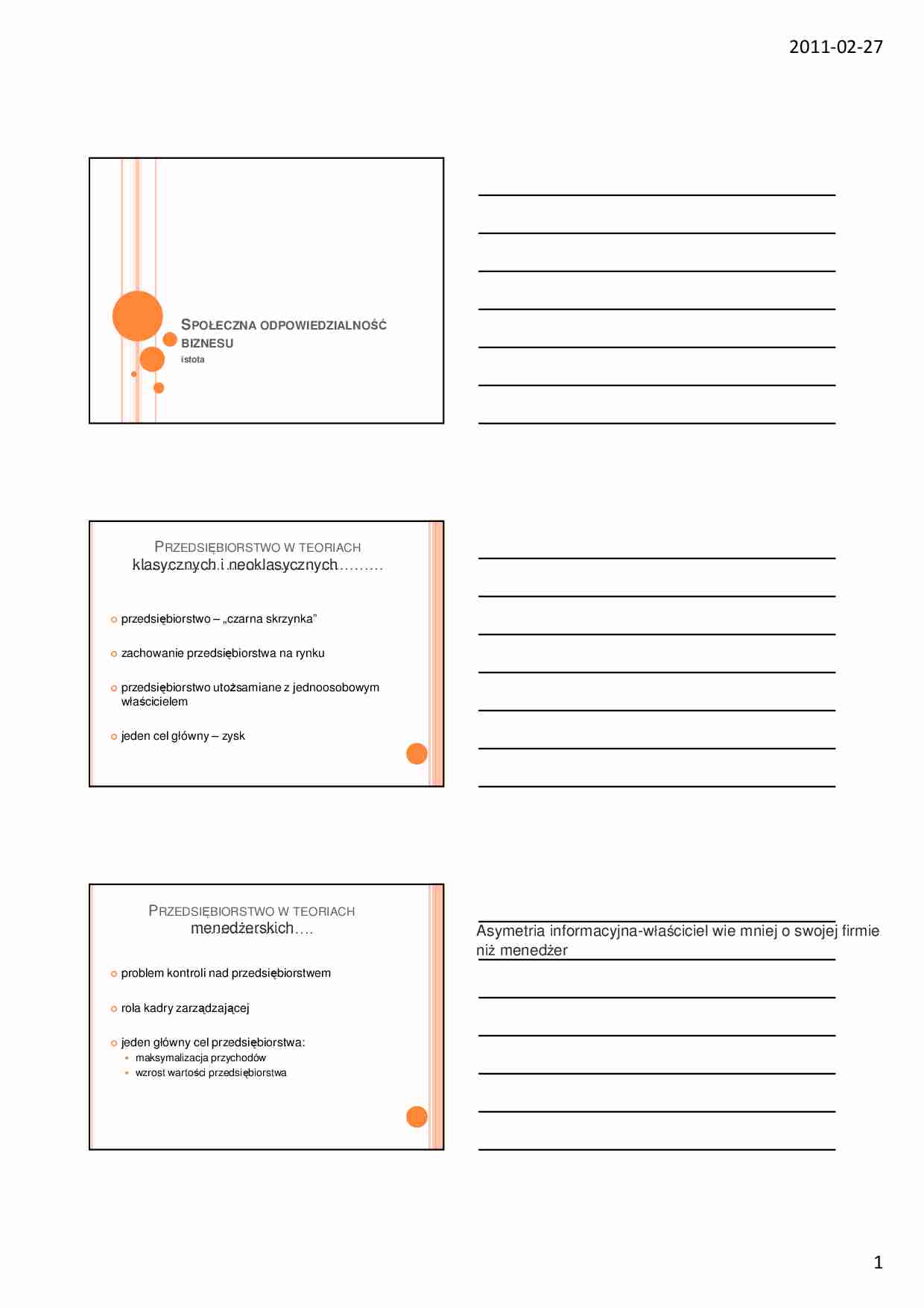 Społeczna odpowiedzialność biznesu-różne teorie - strona 1