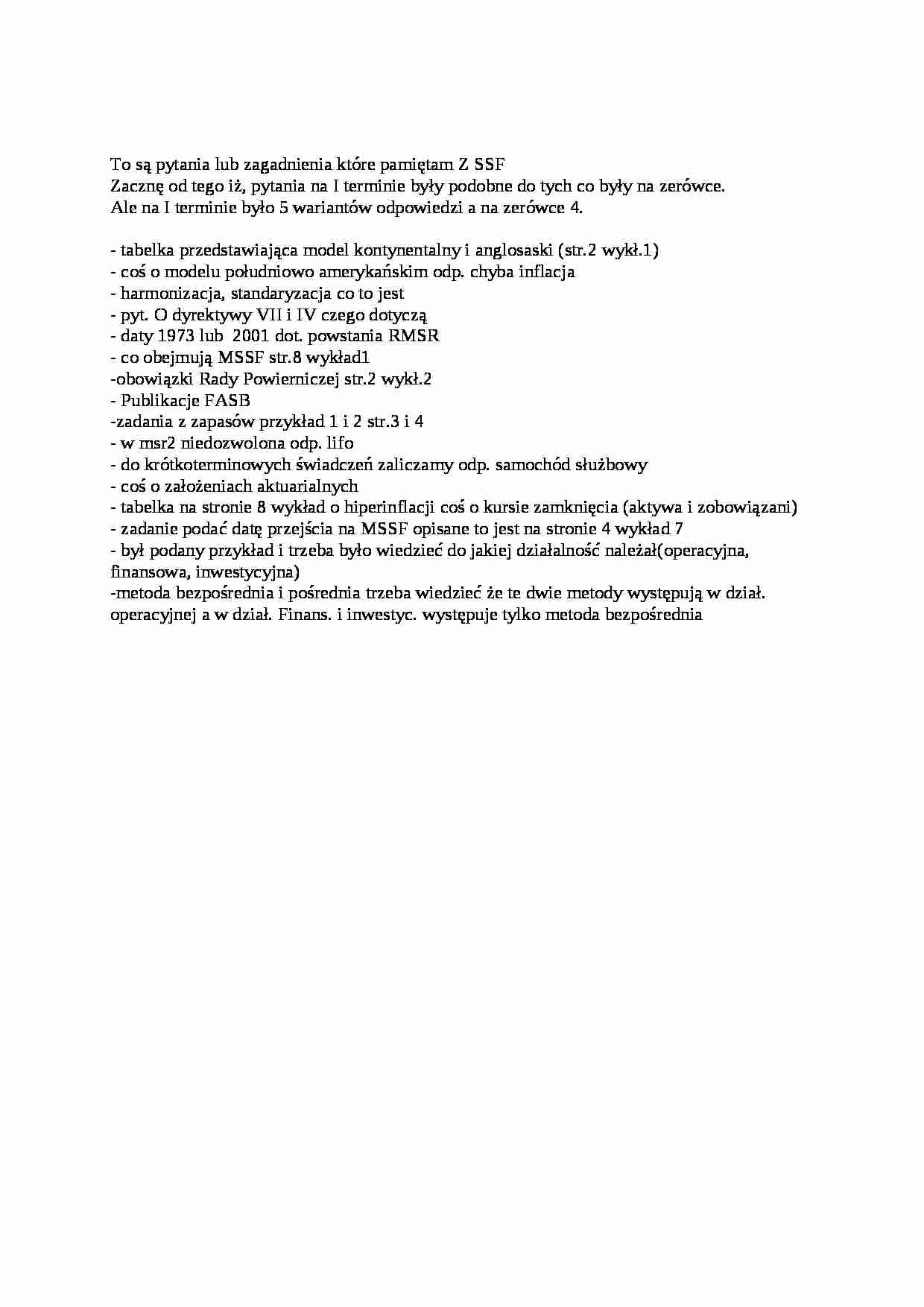Pytania na egzamin - Inflacja - strona 1