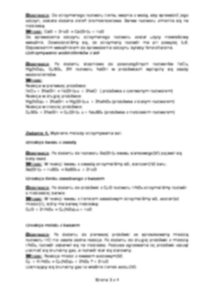 Podstawowe typy związków nieorganicznych-rozwiązane zadania - strona 3