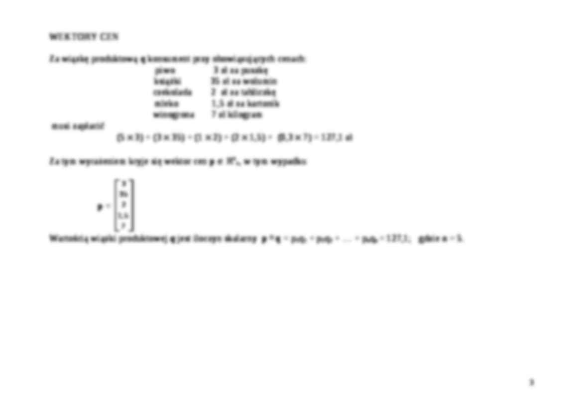 Podstawowe zależności funkcyjne w wyborze konsumenta - strona 3