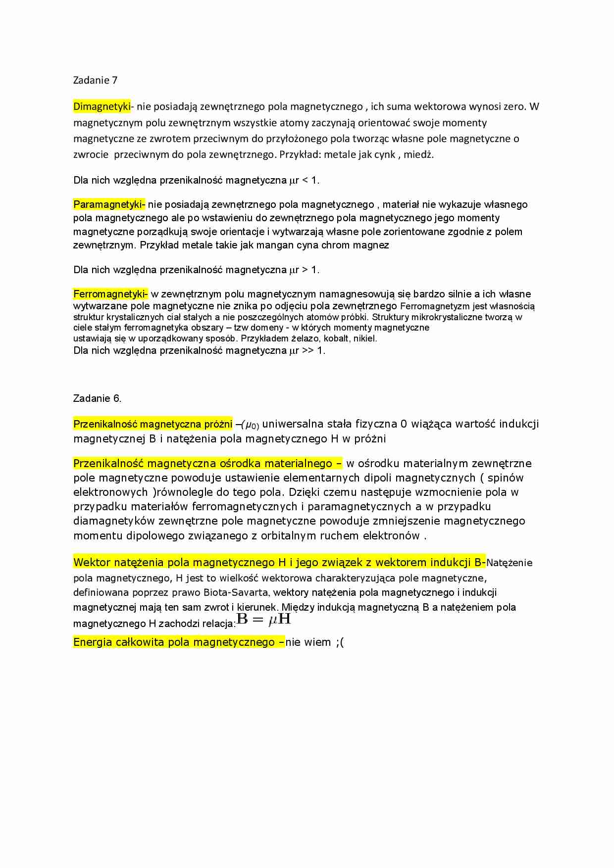 Zadania na ćwiczenia - strona 1