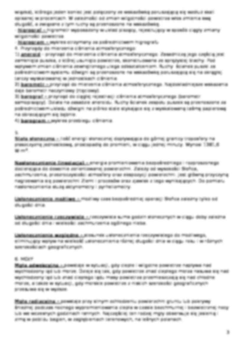 Opracowanie na egzamin z meterologii - strona 3