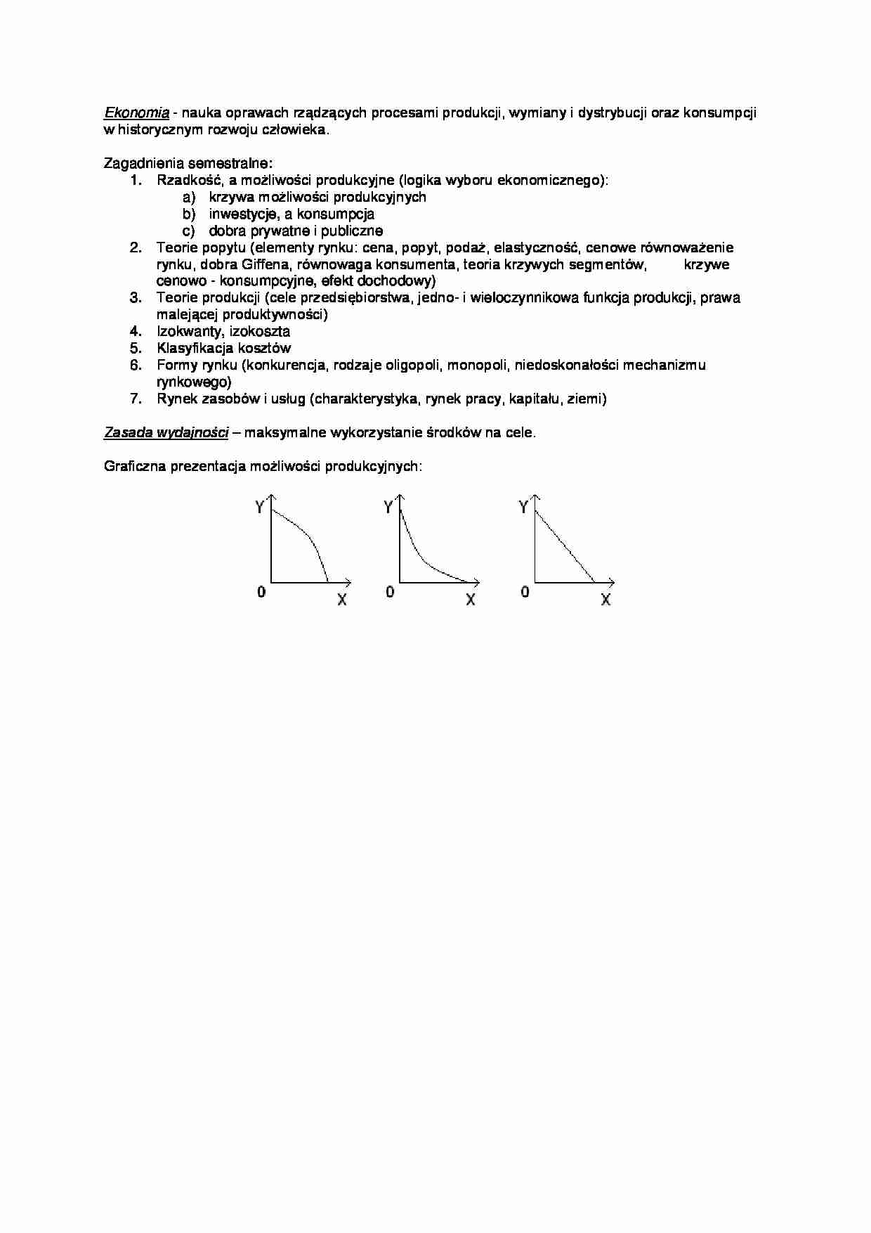 Ekonomia - Teorie popytu - strona 1
