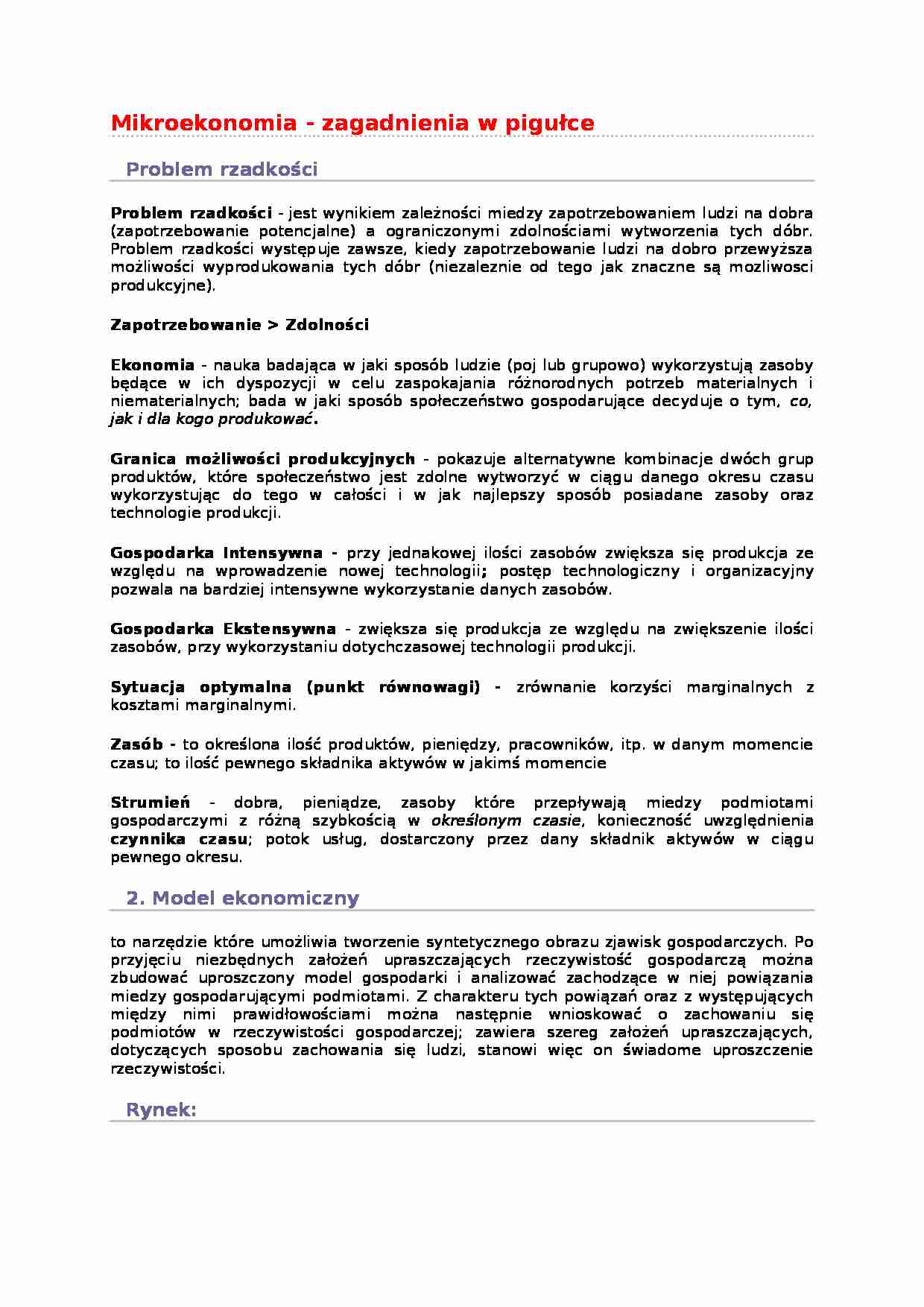 Zagadnienia w pigułce - strona 1