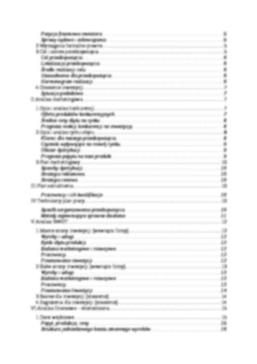 Biznes plan - sklep komputerowy - strona 2