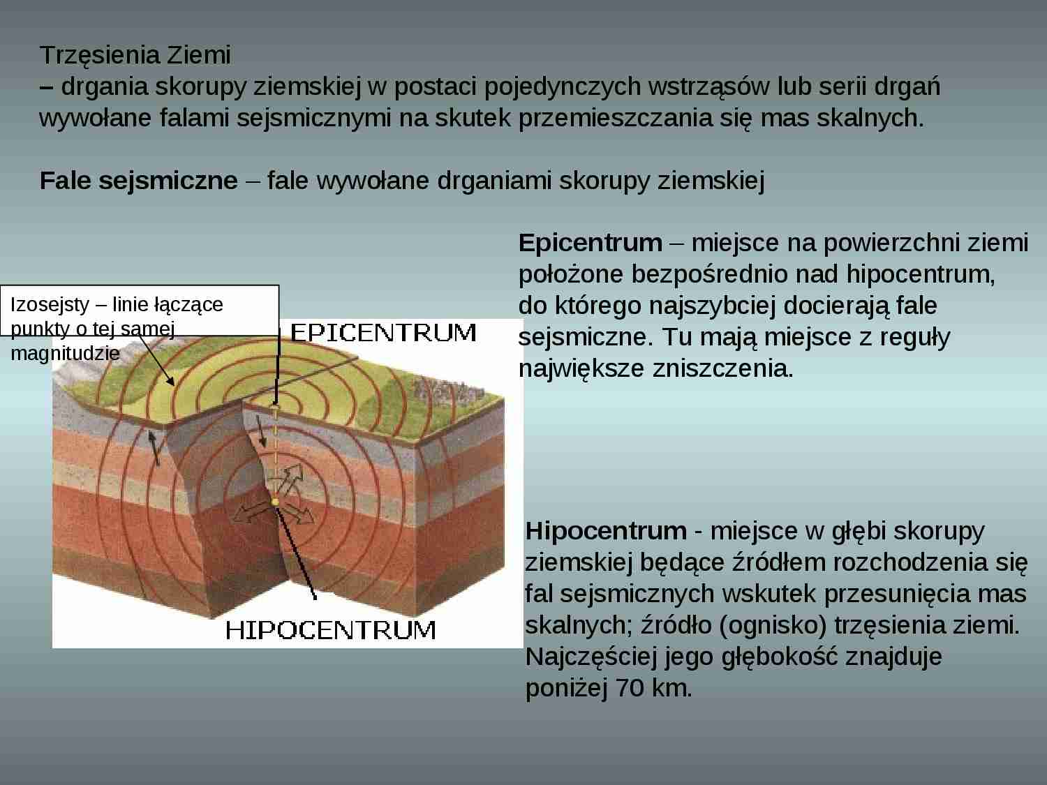 Trzęsienia Ziemi ,wulkanizm - strona 1