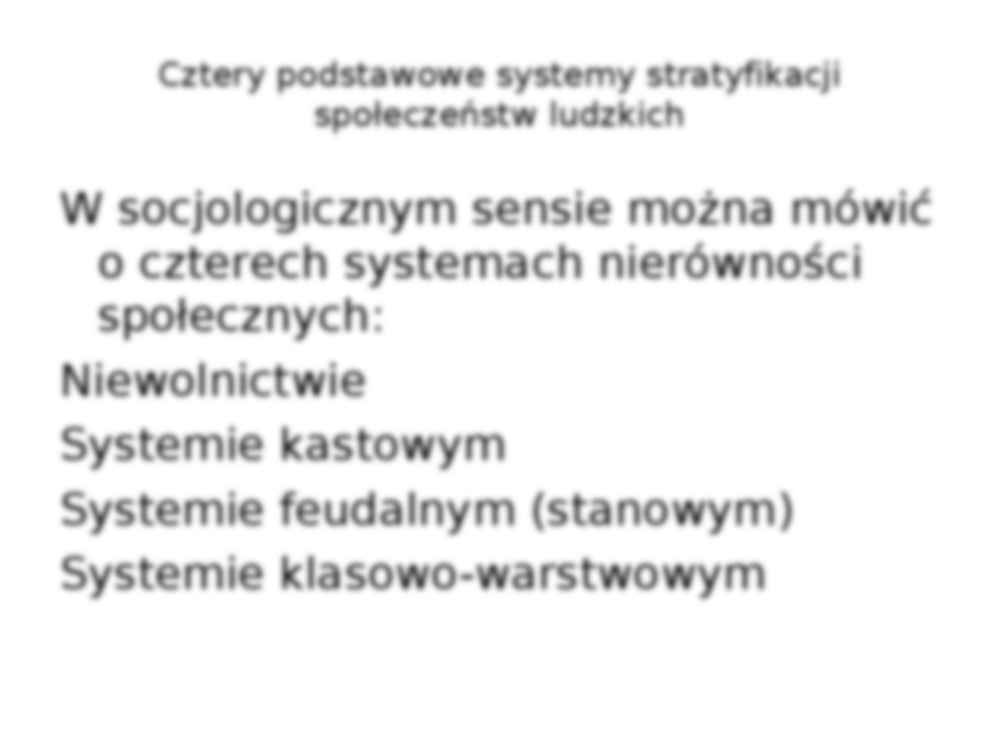 Stratyfikacja społeczna - strona 3
