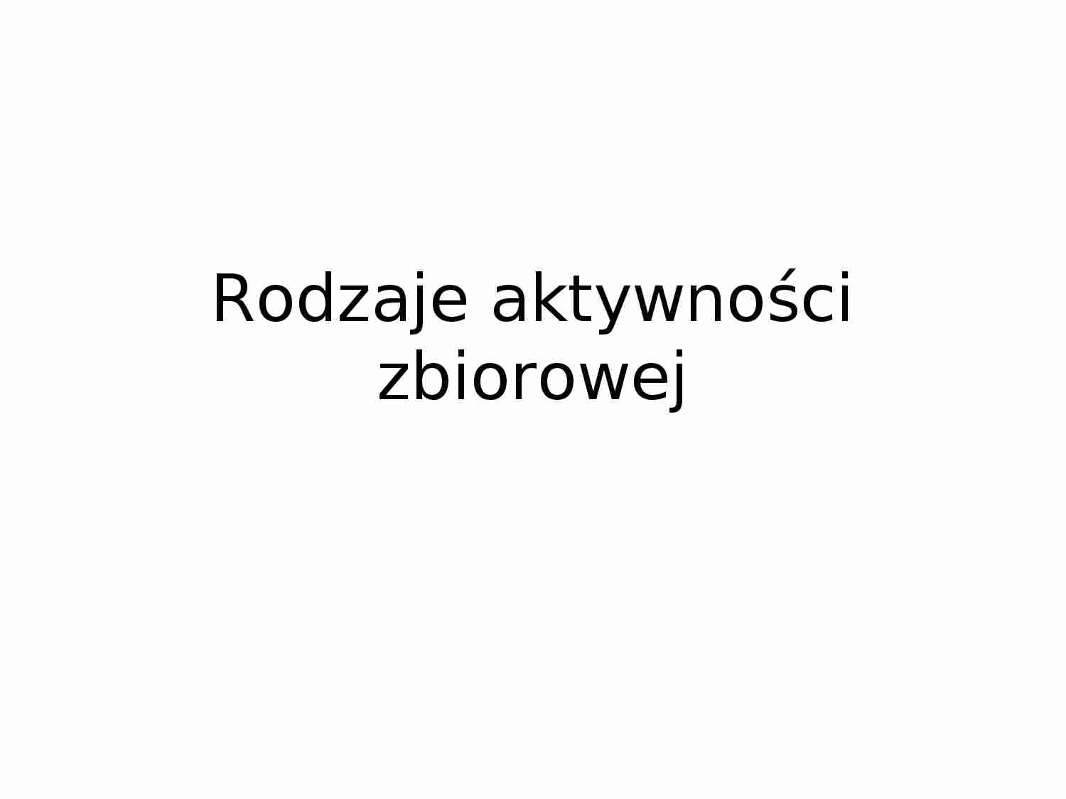 Zachowania i działania - strona 1