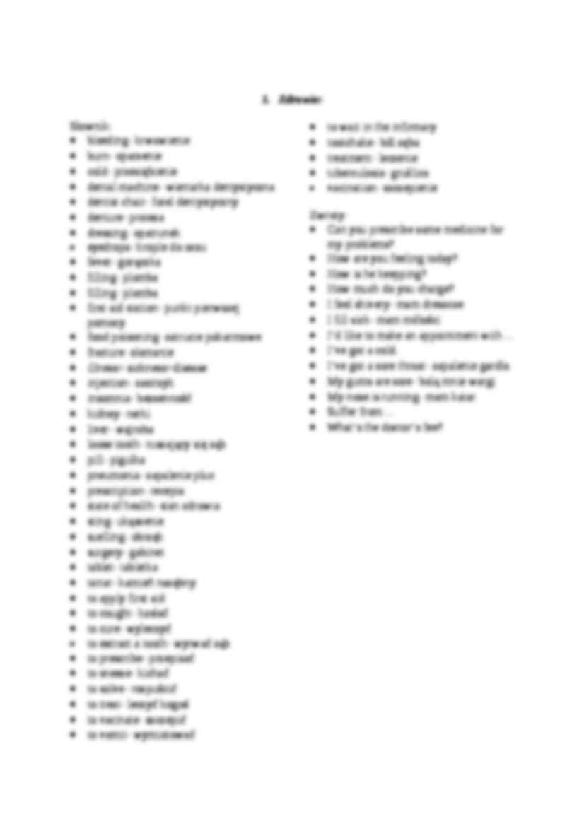 SYTUACJE SŁOWNICTWO - strona 2