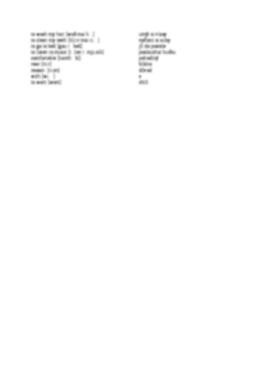 VOCABULARY NEW HEADWAY ELEMENTARY 5 - strona 3