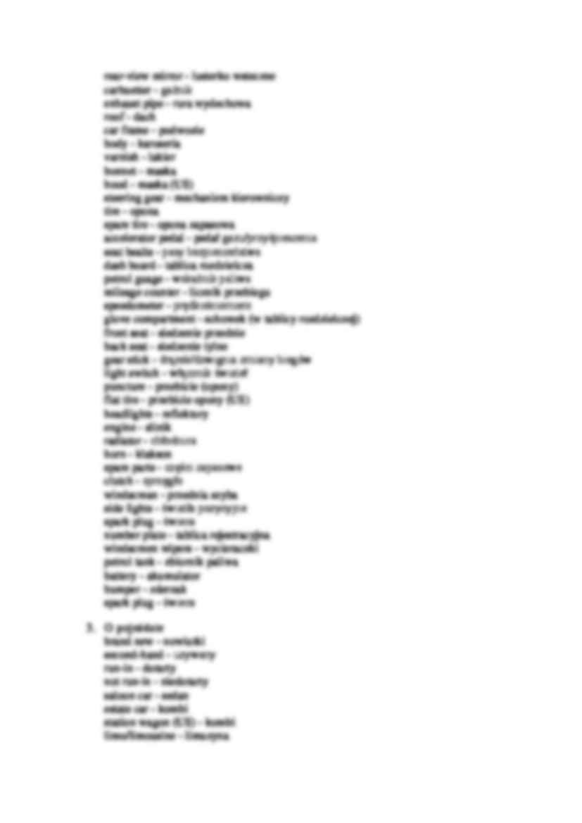 słówka - podróżowanie i turystyka - strona 2