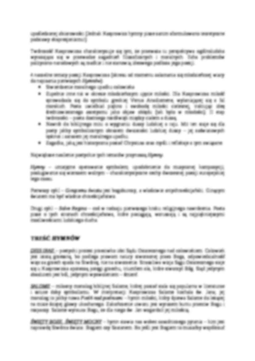 Kasprowicz Jan - Hymny - strona 2