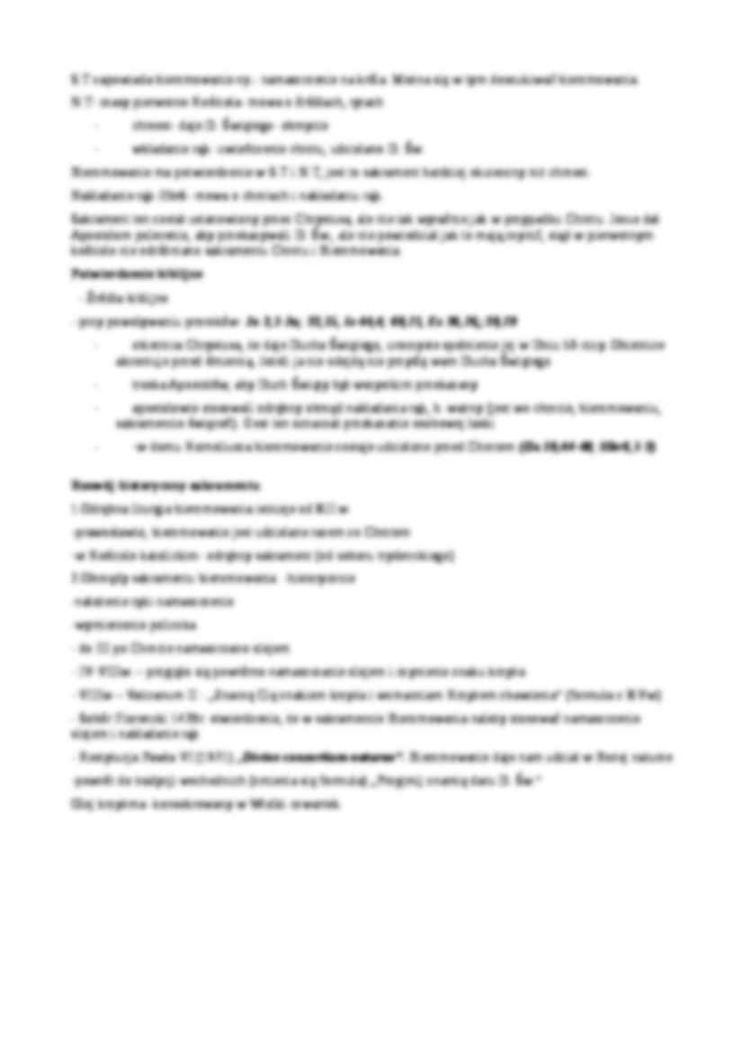 Sakramentologia - wykład 4: chrzest - strona 2