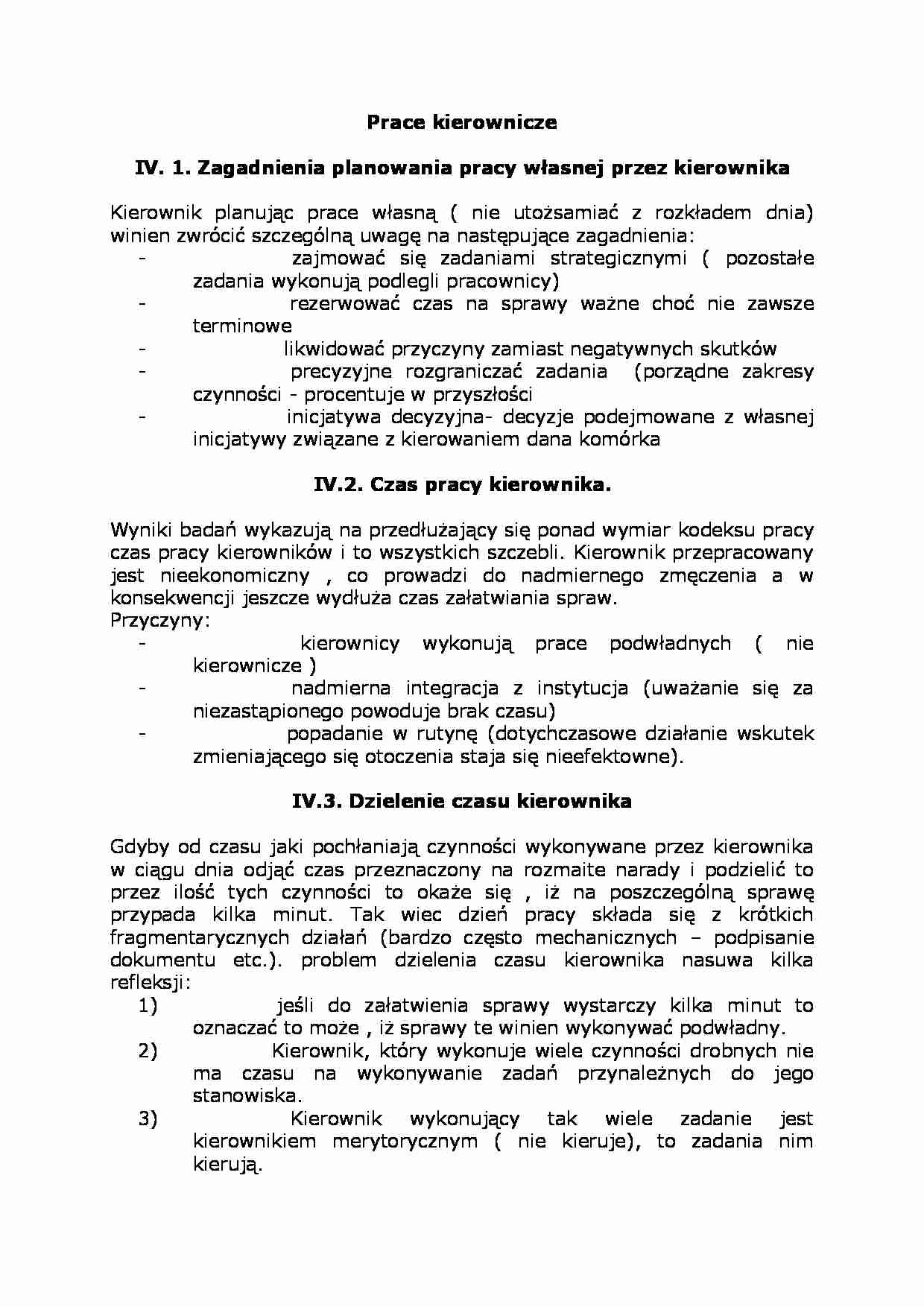 Prace kierownicze - strona 1