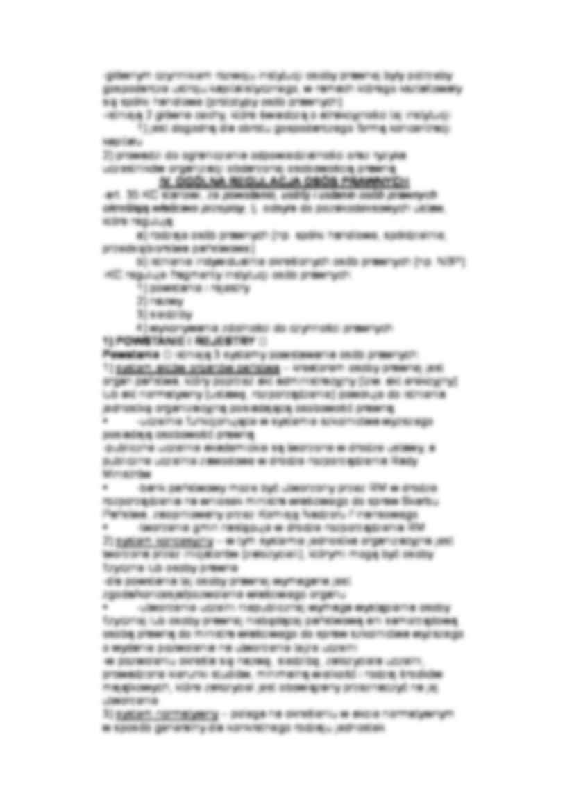 Osoby prawne - metoda regulacji prawnej - strona 2