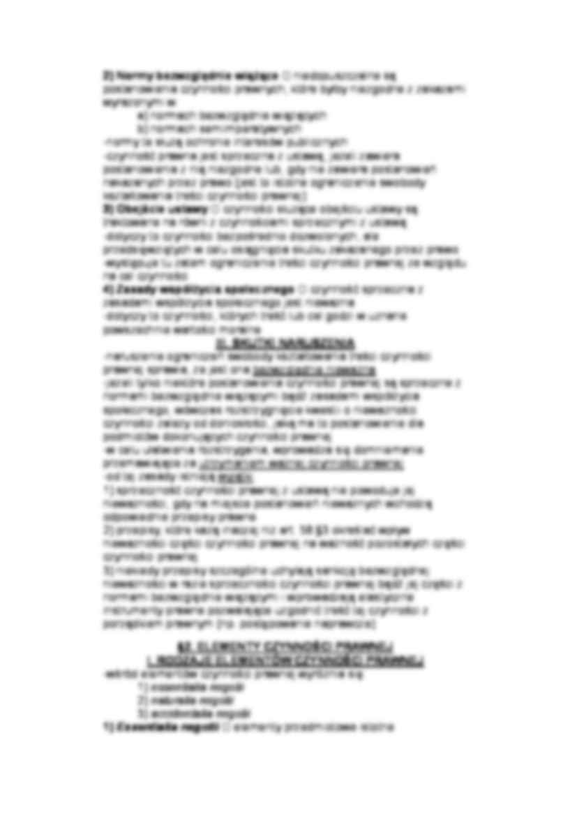 Treść czynności prawnej - strona 2