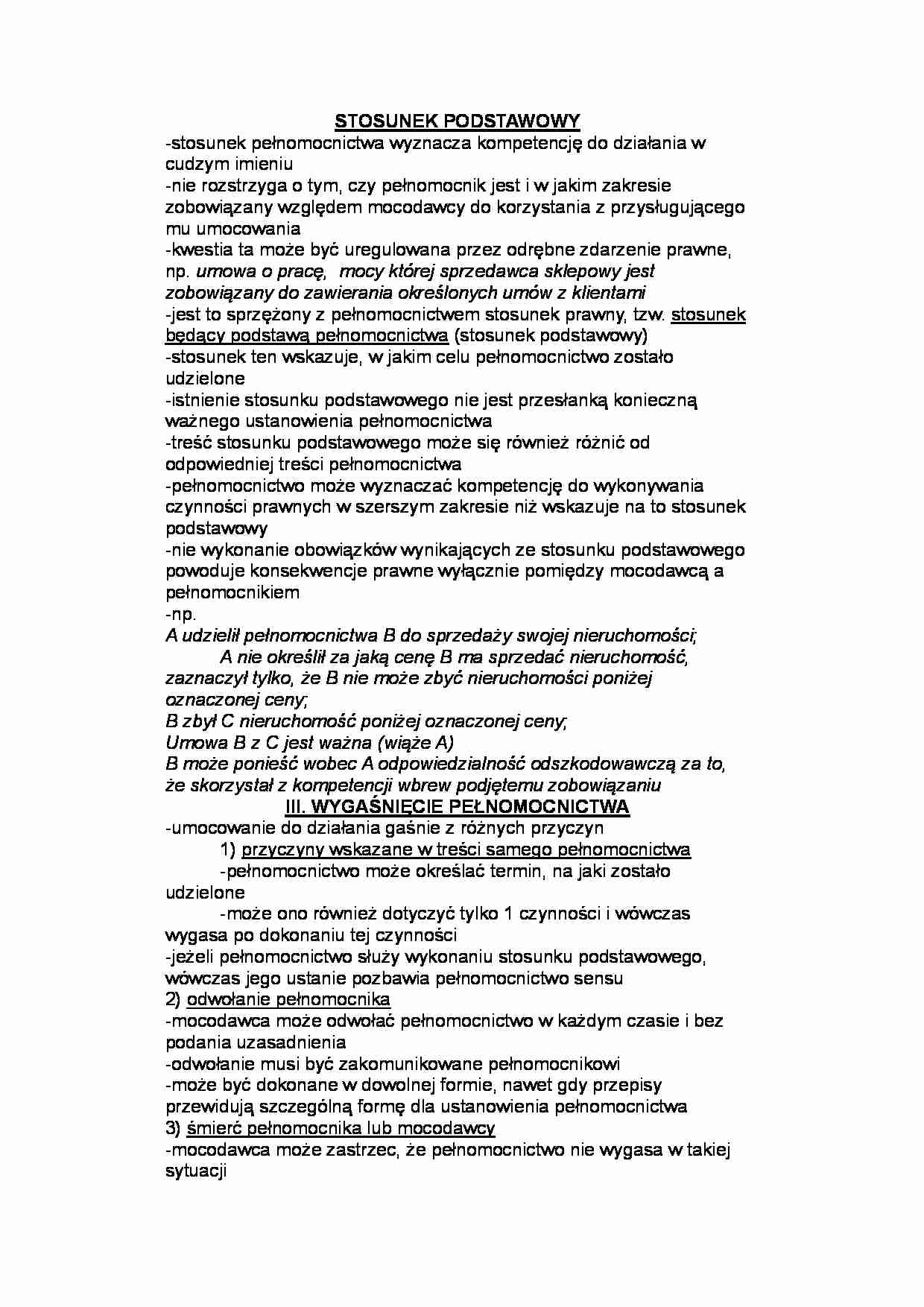 Stosunek podstawowy - strona 1