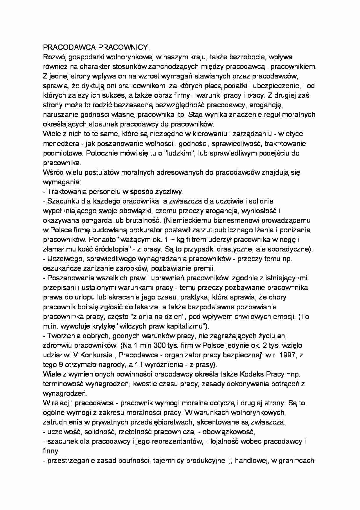 Pracodawca-pracownicy - strona 1