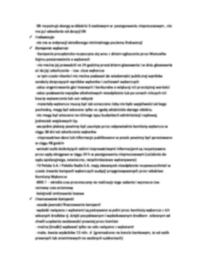Kierunki nowelizacji ordynacji prezydenckiej - strona 3