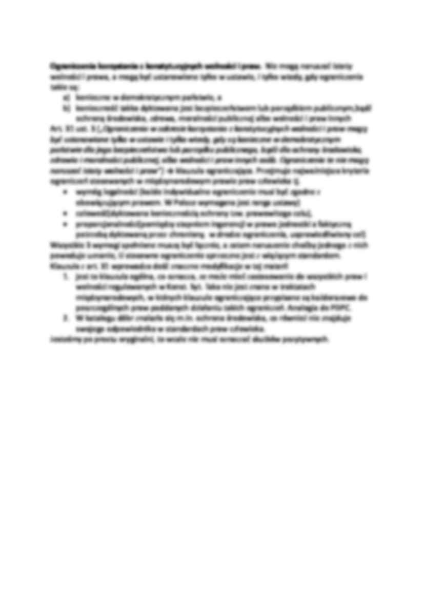 Prawa jednostki według konstytucji - strona 3