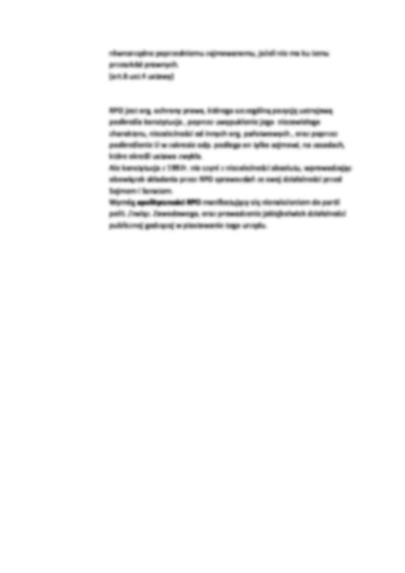 Pozycja ustrojowa Rzecznika - strona 2