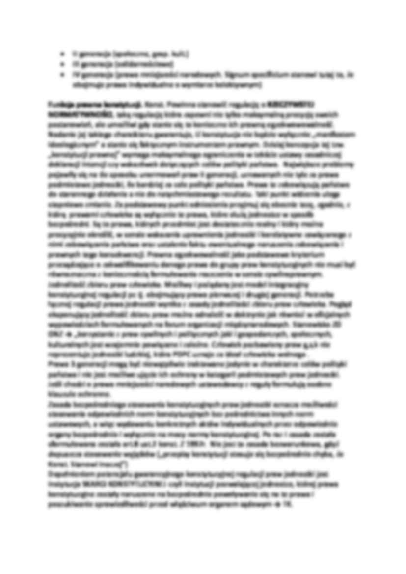 Racjonalizacja konstytucyjnej regulacji prawa jednostki - strona 3