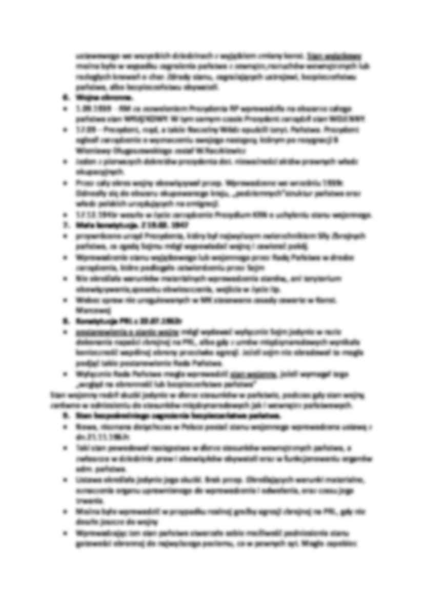 Stany nadzwyczajne  w tradycji RP - strona 2