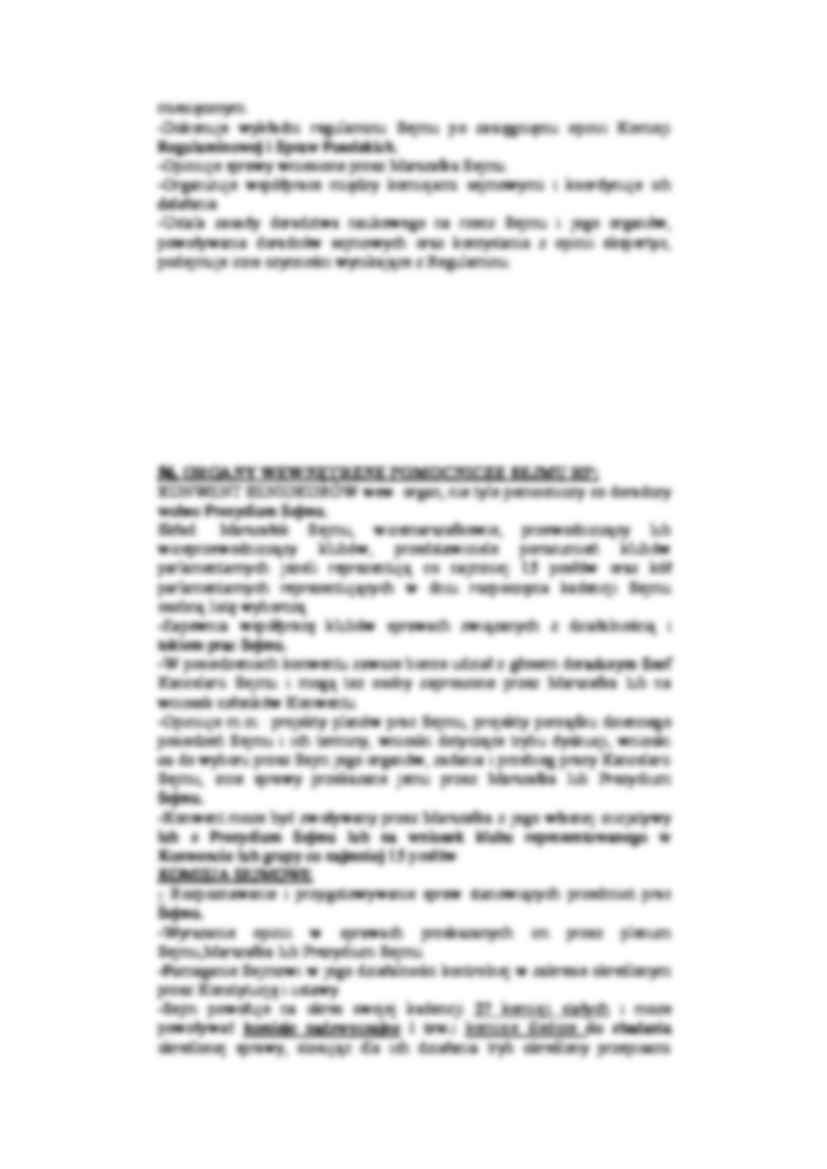 Funkcja wewnątrzorganizacyjna sejmu RP - strona 2