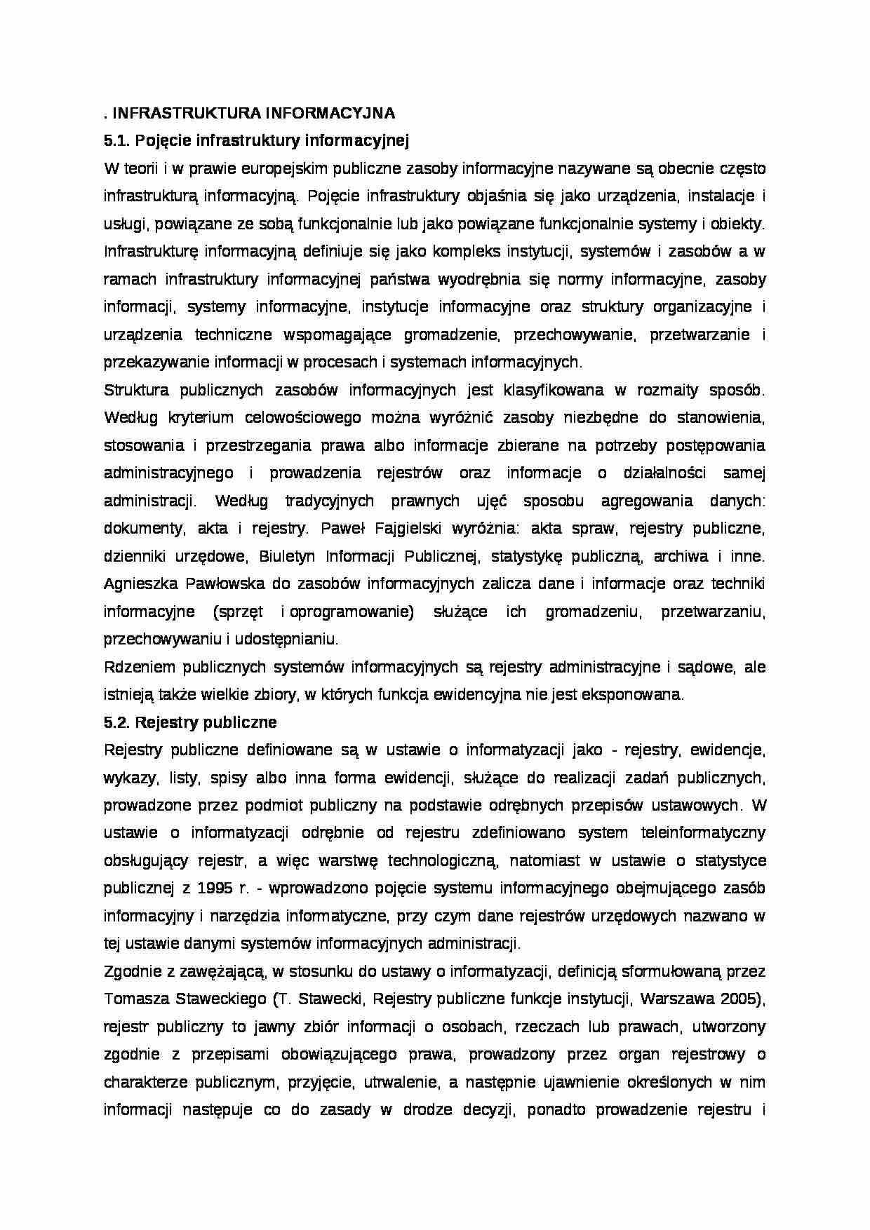 Infrastruktura informacyjna - strona 1