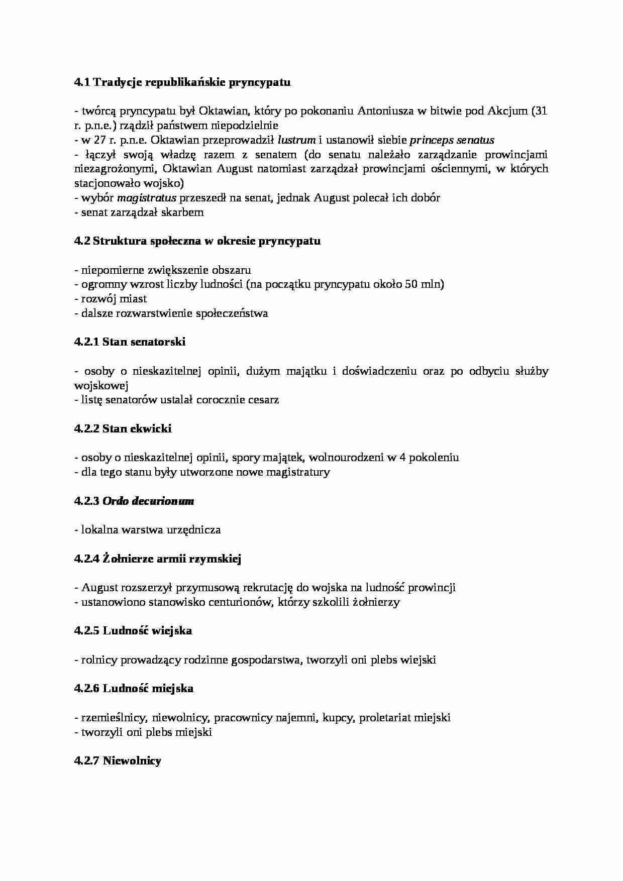 Prencypat - wykład - strona 1