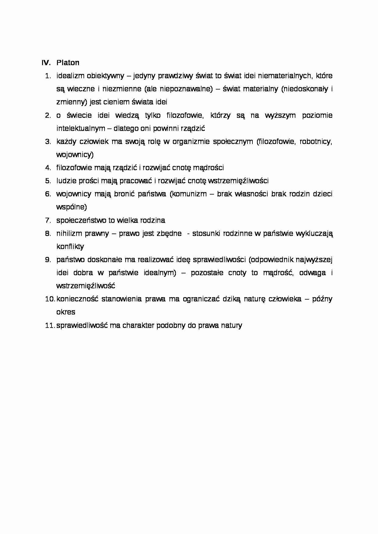 Platon - założenia - strona 1