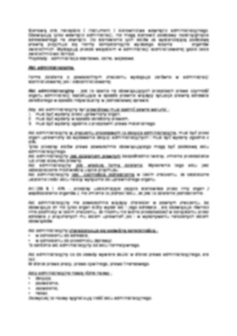 Klasyfikacja z punktu widzenia adresatów działań administracji wobec działająceego organu - strona 2