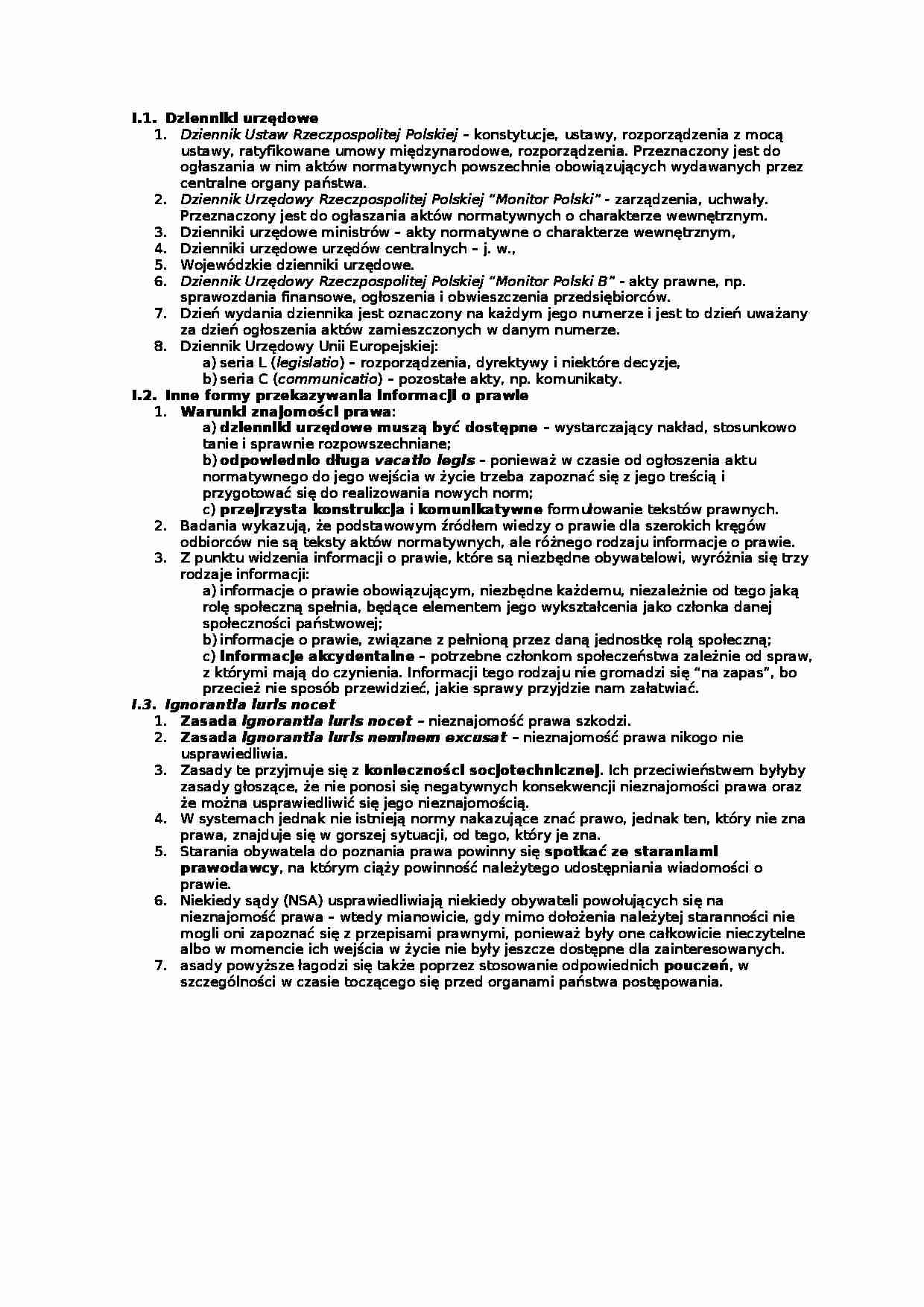 Dzienniki urzędowe - strona 1