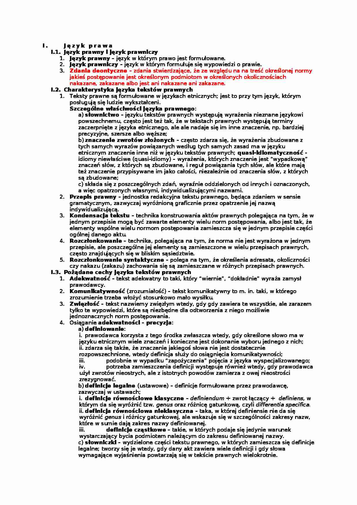 Język prawa - Przepis prawny  - strona 1