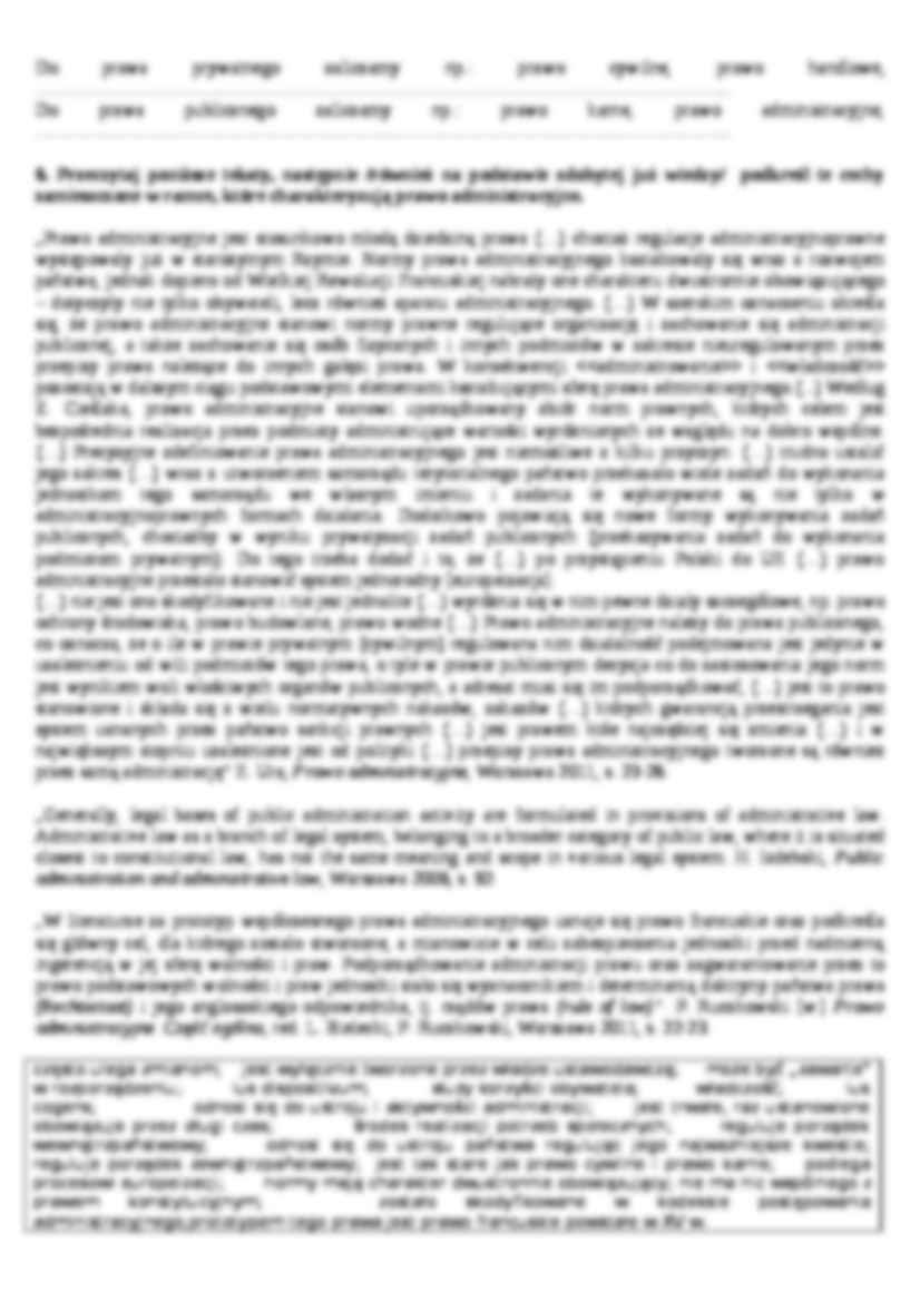 Prawo administracyjne - ćwiczenia 1 - strona 2