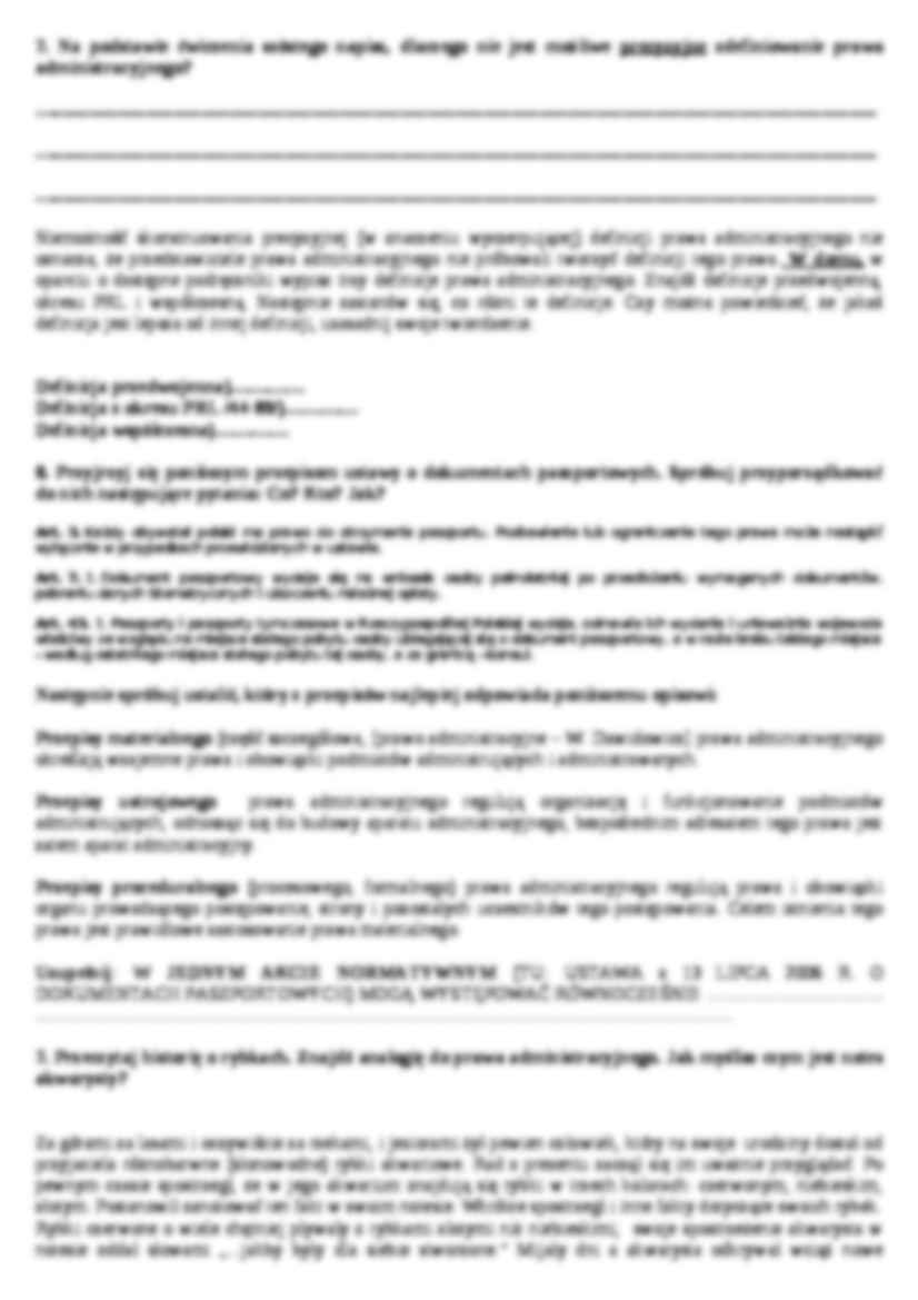 Prawo administracyjne - ćwiczenia 1 - strona 3