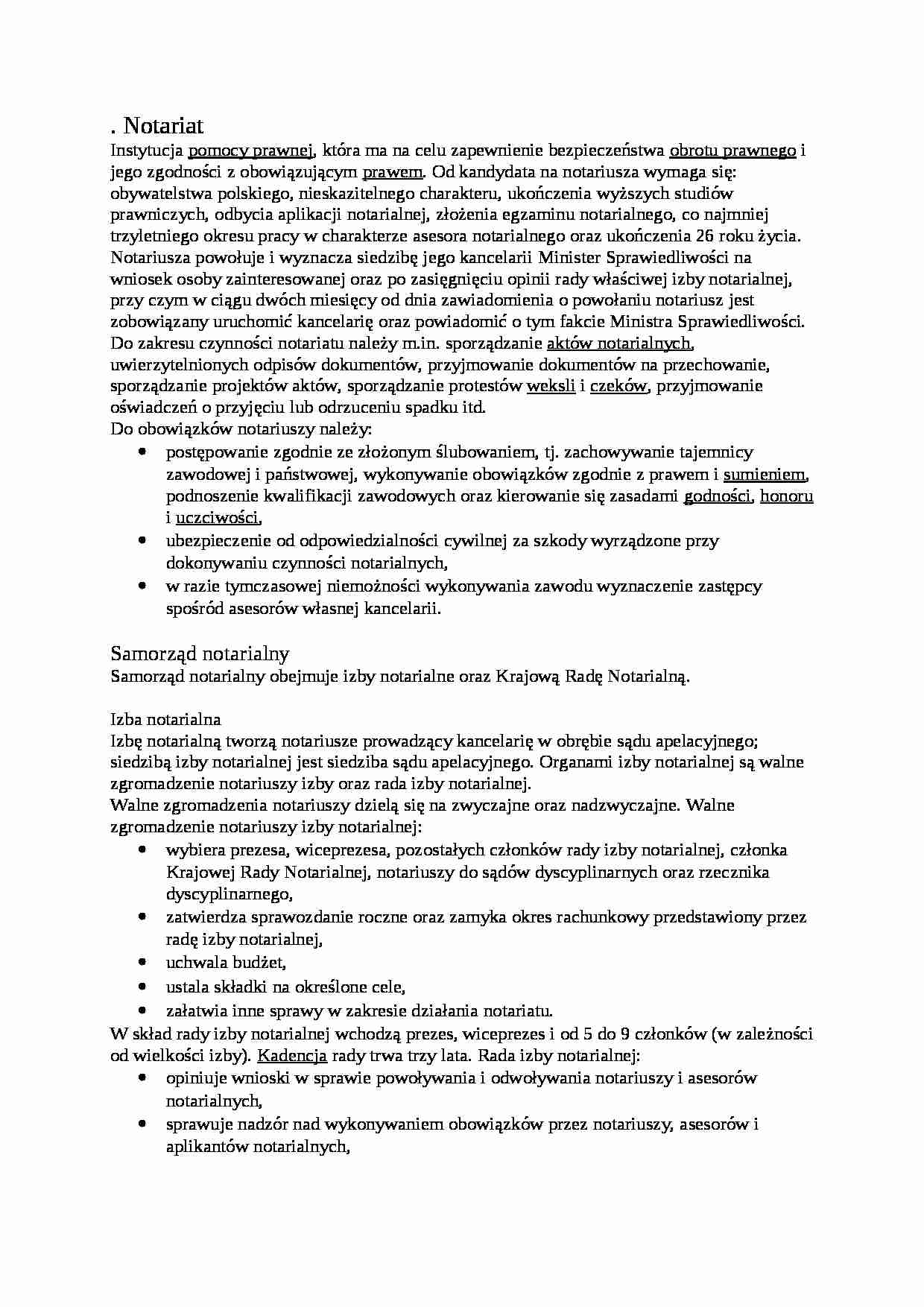Notariat - strona 1