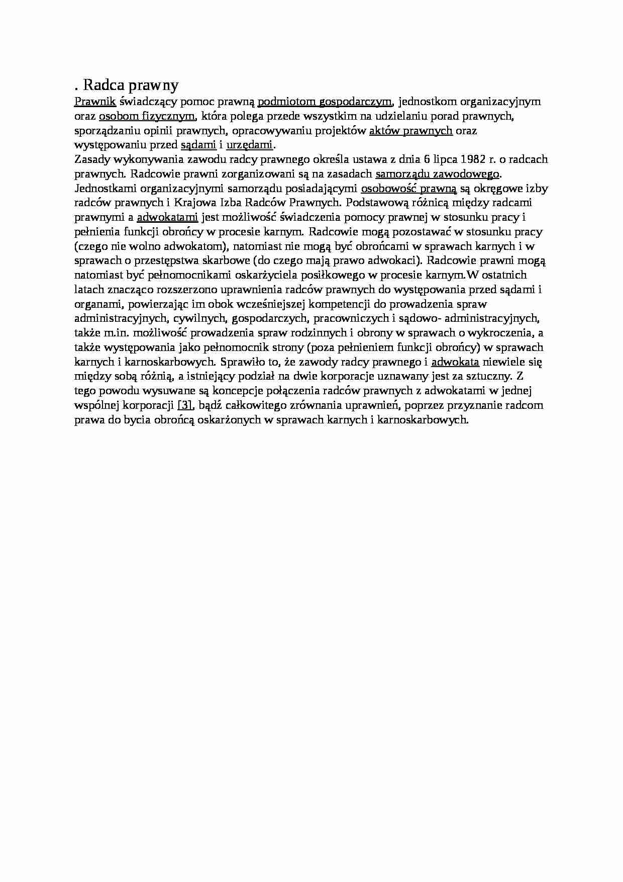 Radca prawny - strona 1