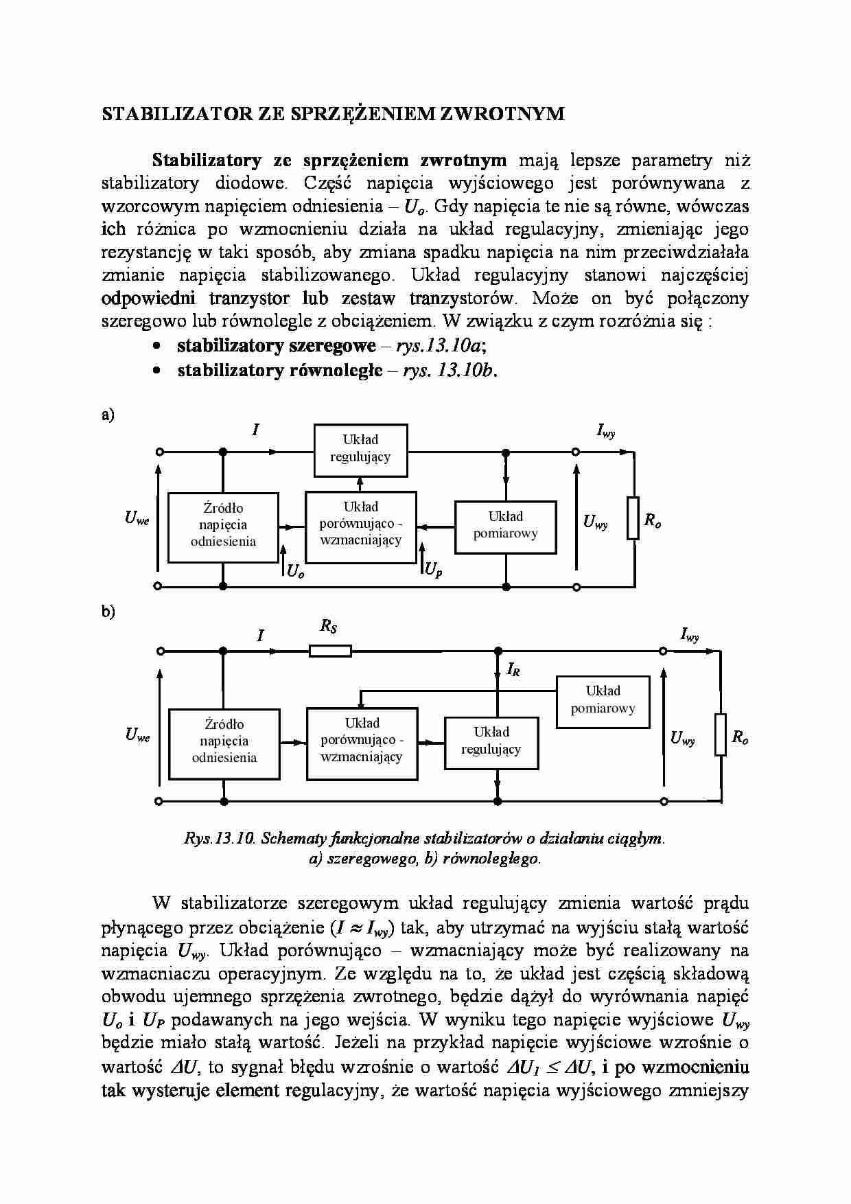 Stabilizator z sprzężeniem zwrotnym - strona 1